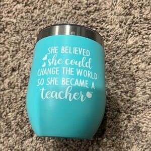 Inspirational Teal Tumbler